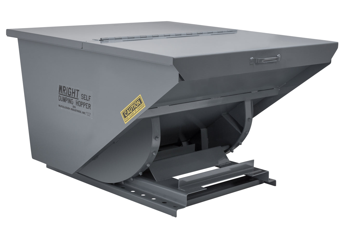 Dumping Hopper Lid Closed