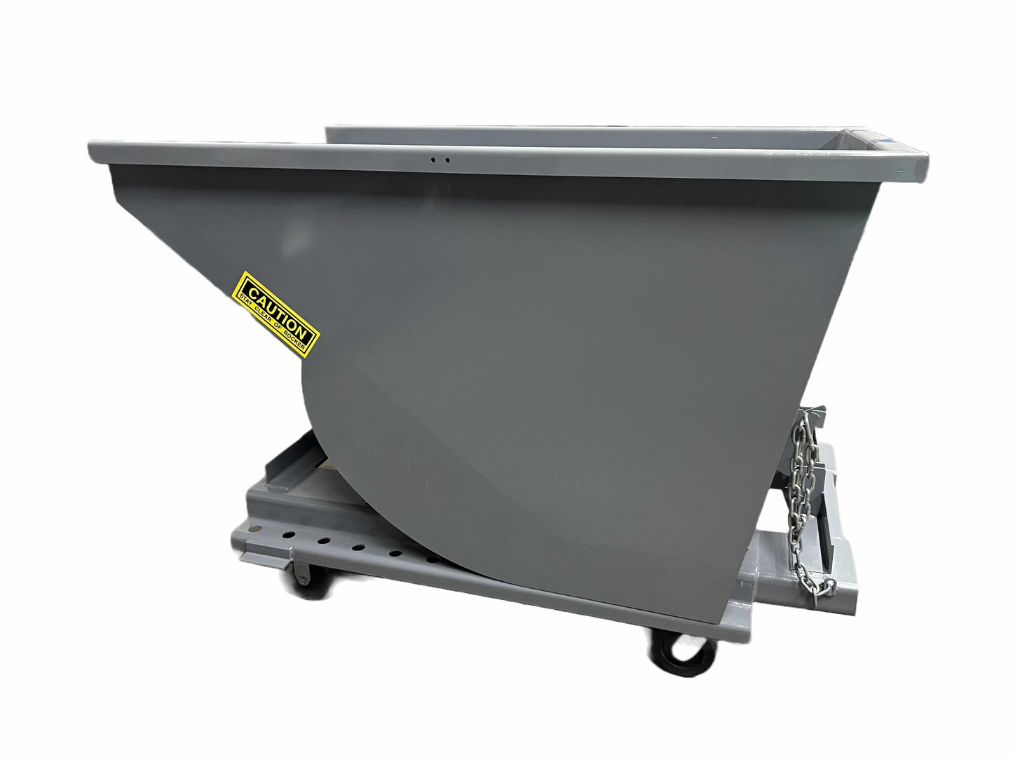 Bump Release Self-Dumping Hoppers