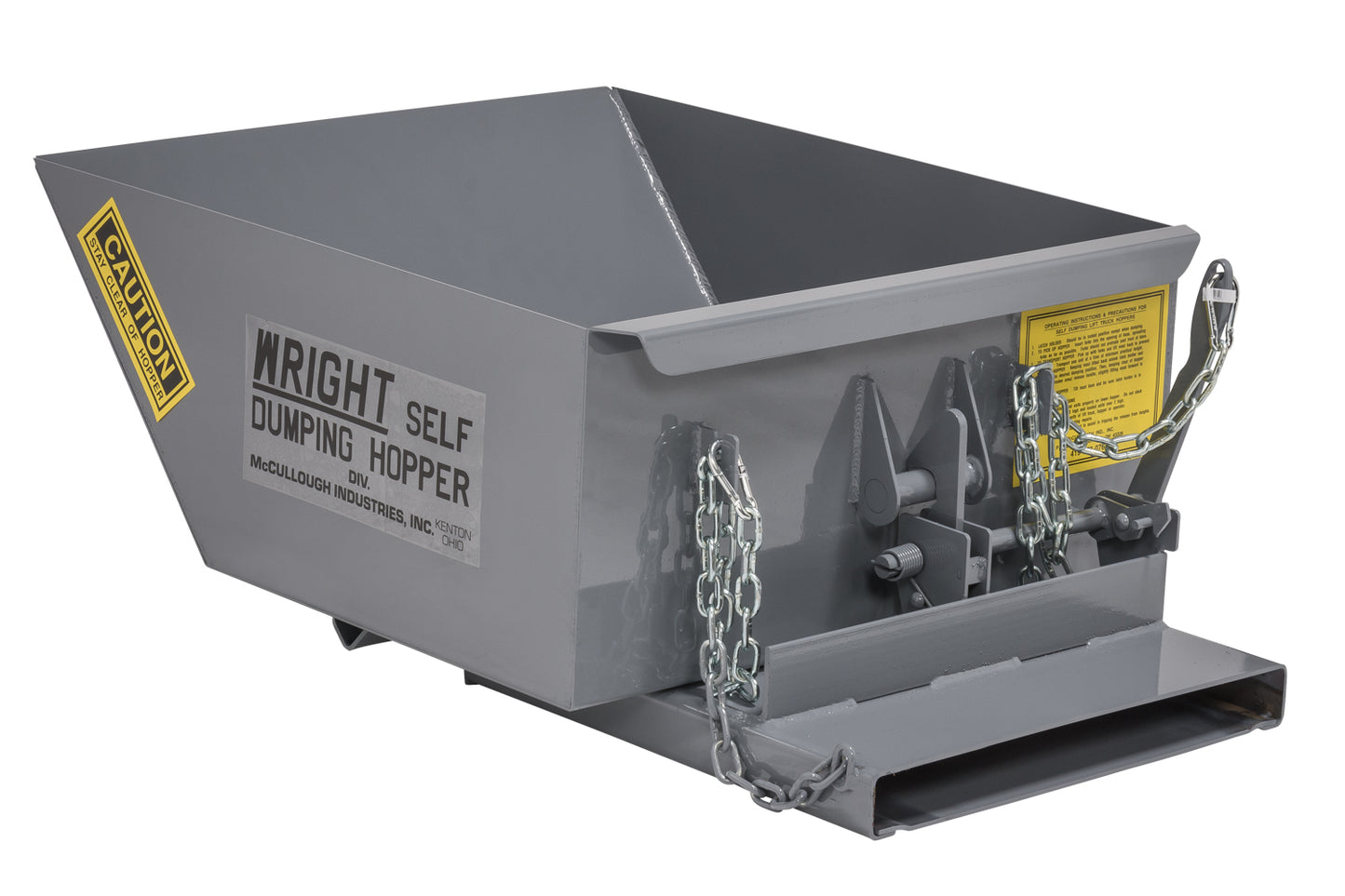 Low-Profile Self-Dumping Hopper