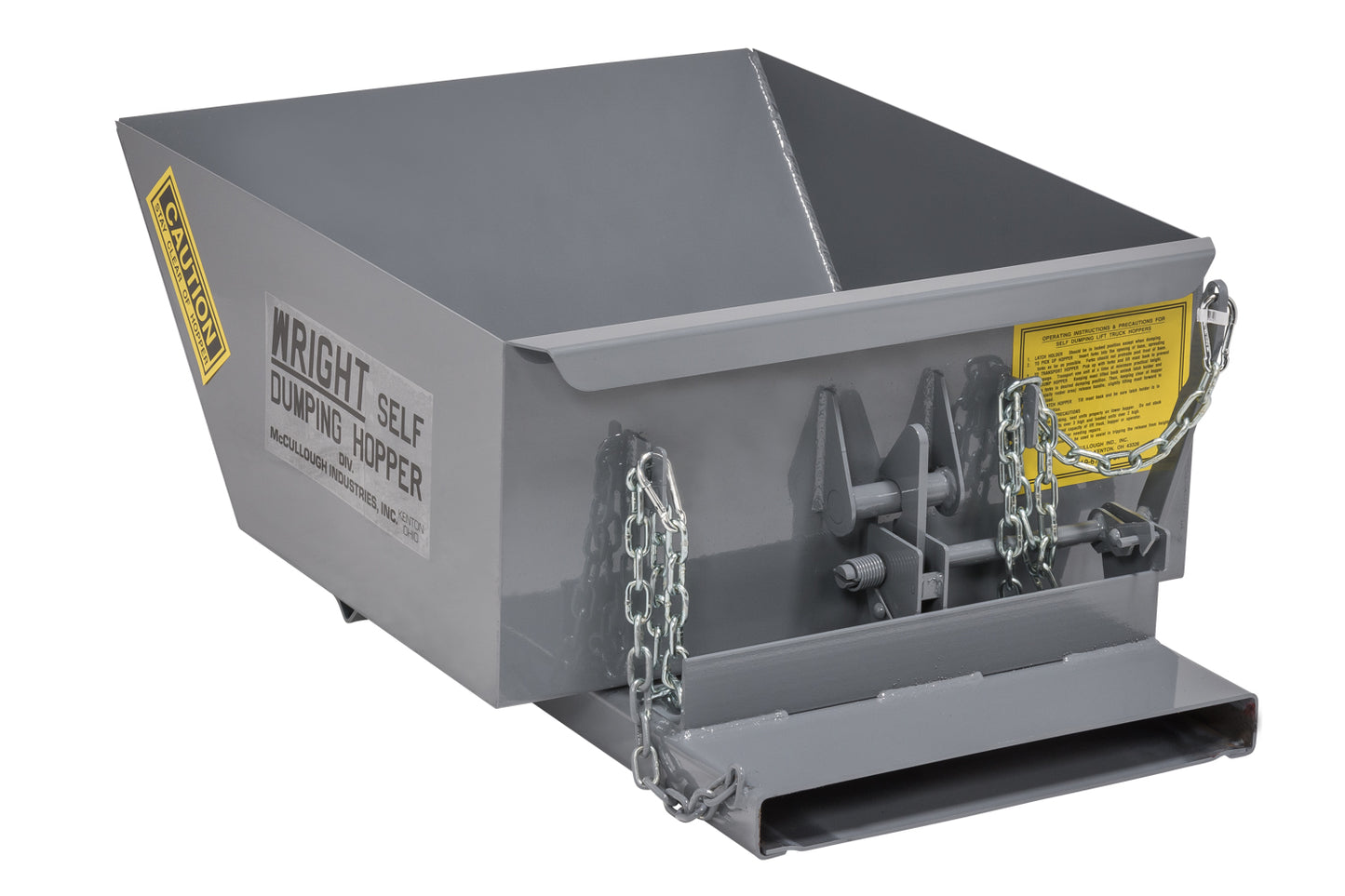 Low-Profile Self-Dumping Hopper