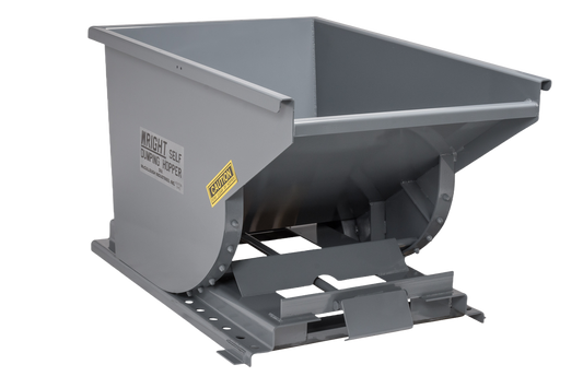 Bump Release Self-Dumping Hoppers