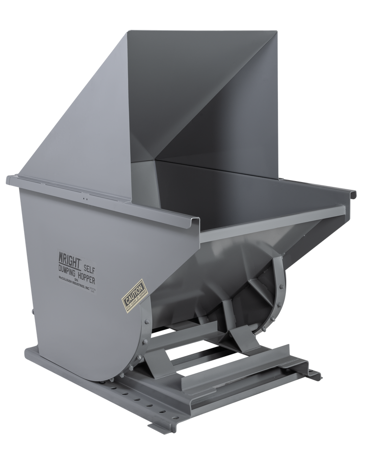 hooded self-dumping hoppers 